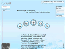 Tablet Screenshot of klassencockpit.ch